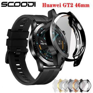 เคสนาฬิกาข้อมือ TPU ชุบไฟฟ้า ขนาด 46 มม. สําหรับ Huawei Watch GT2 46 มม.