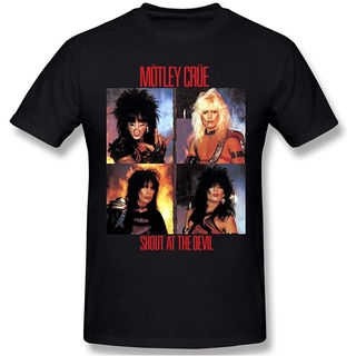 เสื้อยืดแขนสั้น พิมพ์ลายกราฟฟิค Charliergill Motley Crue ทรงหลวม สไตล์สปอร์ต