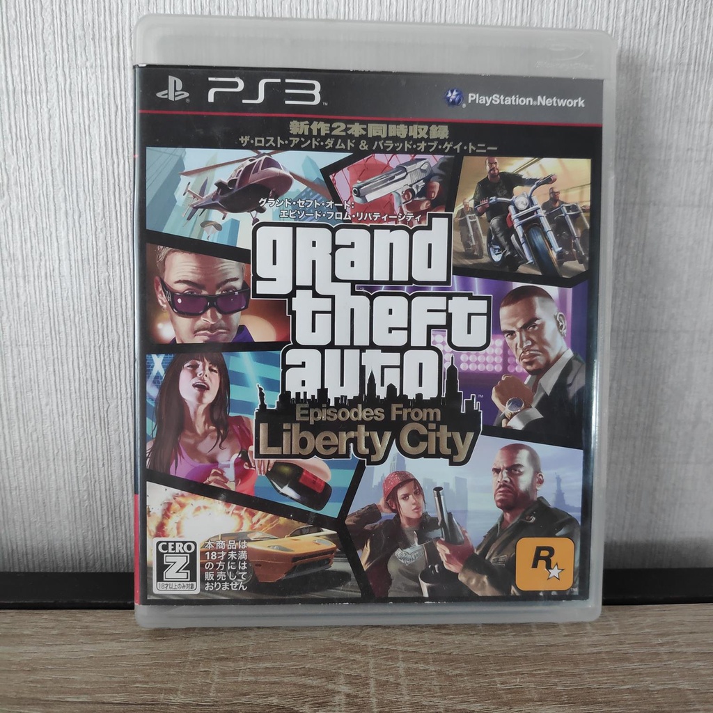 {ภาษาญี่ปุ่น} แผ่นเกม PS3 Grand Theft Auto Episodes Liberty City มือ 2 สภาพดี GTA จีทีเอ IV 4 playstation play station p