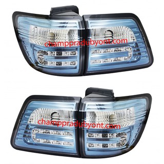 ไฟท้าย ไฟท้ายแต่ง TOYOTA FORTUNER 2004 2005 2006 2007 2008 2009 2010 2011 ฟ้า LED