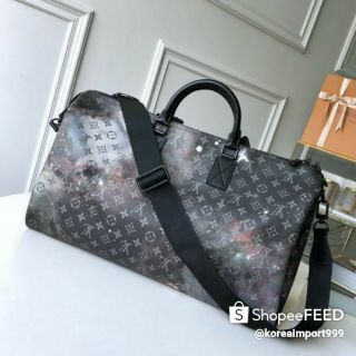 Louis Vuitton Keepall Monogram Bandouliere Leather Bag