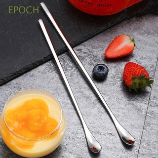 Epoch ช้อนกาแฟช้อนสแตนเลสอุปกรณ์ครัวสําหรับปิคนิคไอศกรีม 1 ชิ้น