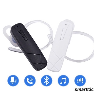 Ready Mini Universal Bluetooth Business  Headset Handsfree Stereo Earphone With Mic Earhook Earbuds For IOS Android MLN