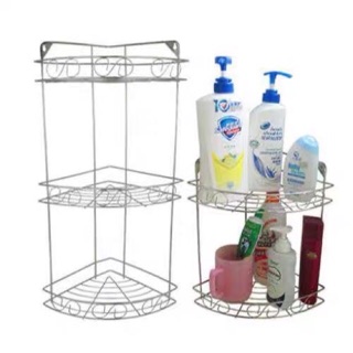 ชั้นวางของในห้องน้ำสแตนเลส 304 แท้ 2 ชั้น 3 ชั้น   แถมที่ติด…