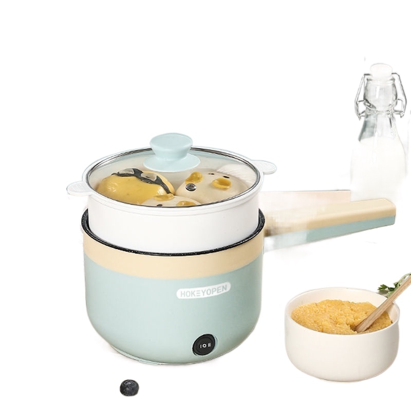 ของแท้ ใหม่ ขายดี ล่าสุด 2022✕Stock Pot Frying Pan Mini Pot Electric Multifunctional Portable Electric Hot Pot Dormitory