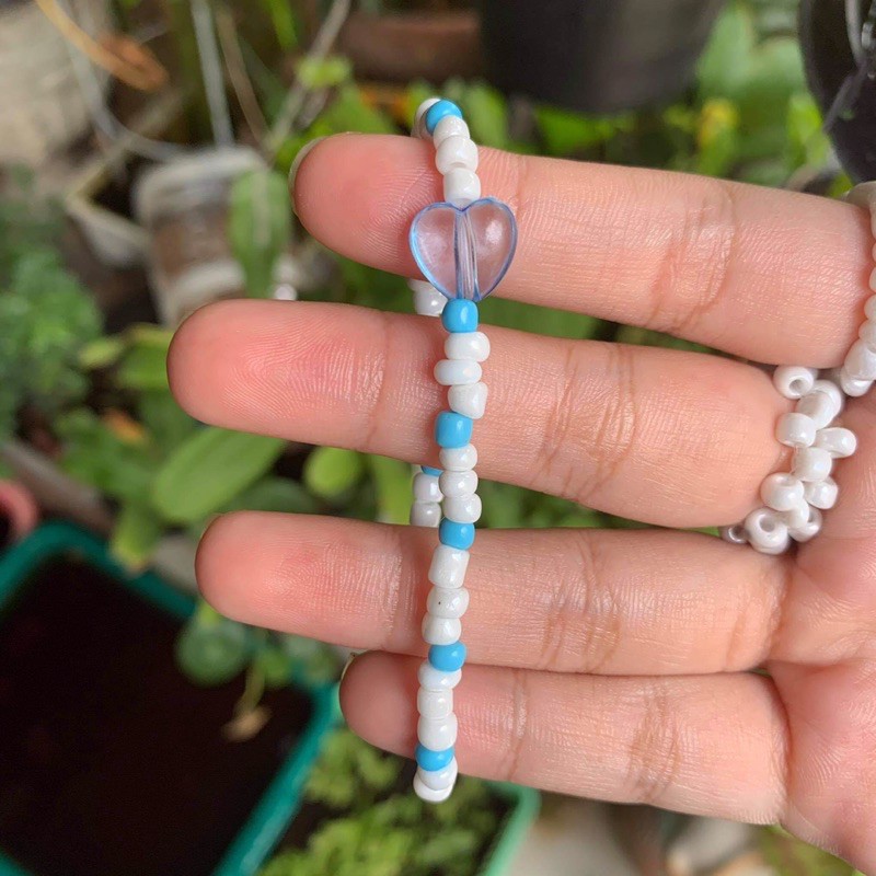 กำไลลูกปัด กำไลข้อมือ กำไลคู่ กำไล สร้อยข้อมือ ลูกปัด น่ารัก ราคาถูก กำไลข้อมือ สร้อยลูกปัด กำไลลูกปัดเม็ดทราย