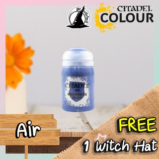 (Air) MACRAGGE BLUE Citadel Paint แถมฟรี 1 Floor Tile