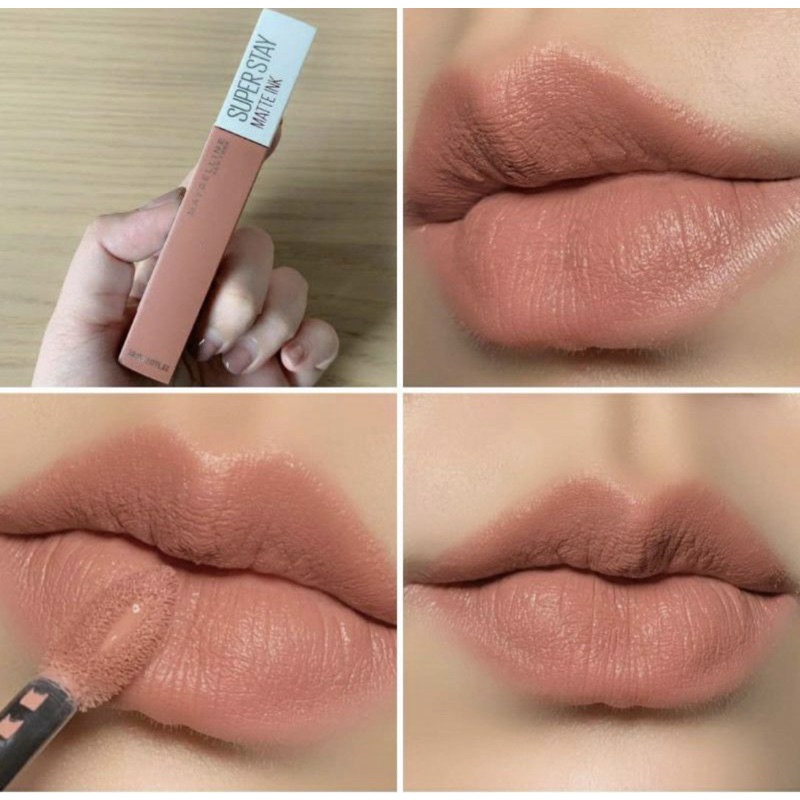 [ลิปแมทติดทน16ชม*]MAYBELLINE SUPER STAY MATTE INK เมย์เบลลีน ลิปจิ้มจุ่มเนื้อแมท ซุปเปอร์ สเตย์ แมท อิ้งค์ ลิควิดลิปสติก