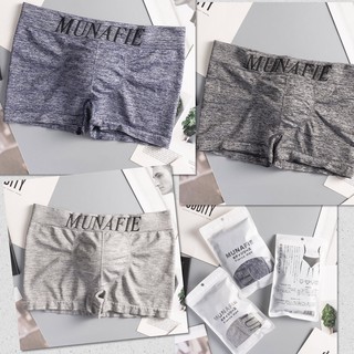 กางเกงในชาย New Boxer หินอ่อน รุ่นไฮคราส!! Munafie (ของแท้) บ๊อกเซอร์ แบรนด์ญี่ปุ่น ผ้านิ่ม ยืดหยุ่นสูง เกรดดีสุด