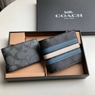 กระเป๋าสตางค์ coach แท้ 💯พร้อมกล่องแบรนด์