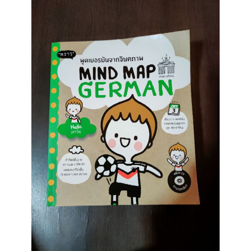 หนังสือพูดเยอรมันจากจินตภาพ Mind Map German Book