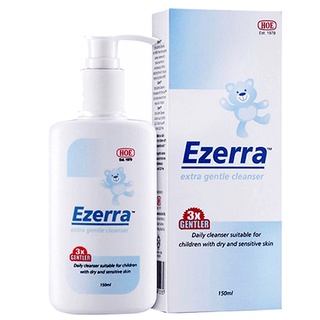 Ezerra Extra Gentle Cleanser 150ml เจลอาบน้ำสูตรอ่อนโยน เหมาะสำหรับผิวเด็ก ผิวบอบบางแพ้ง่าย ผิวไวต่อการระคายเคือง