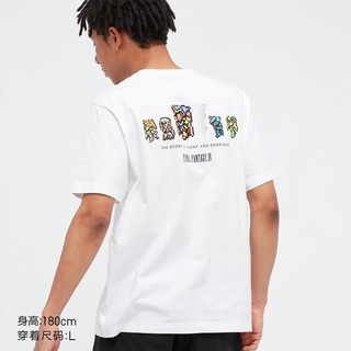 Uniqlo UT เสื้อยืดแขนสั้น พิมพ์ลายแฟนตาซี Final Fantasy สําหรับผู้ชาย 449077