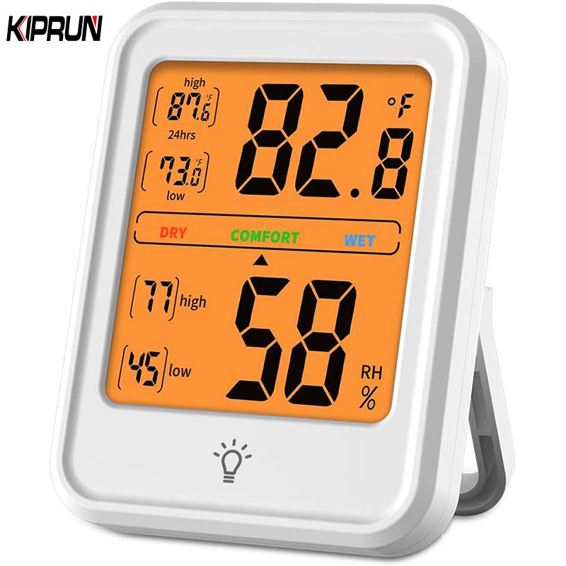 Ready stock KIPRUN Digital Temperature Humidity Meter Backlight Home