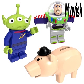 บล็อคตัวต่อฟิกเกอร์ รูปการ์ตูน Toy Story เพื่อการศึกษา สําหรับเด็ก