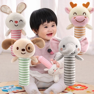 ตุ๊กตาสัตว์สั่นสะเทือน ของเล่นเด็กวัยหัดเดิน 6 12 24 เดือน 0 1 ปี
