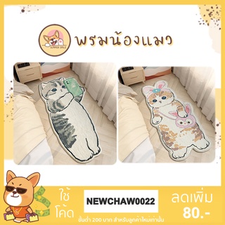 🐱พรมแมวเหมียว🐱 พรมแมว พรม พรมน่ารัก พรมแต่งห้อง สไตล์เกาหลี  🚛พร้อมส่งจากไทย 🇹🇭