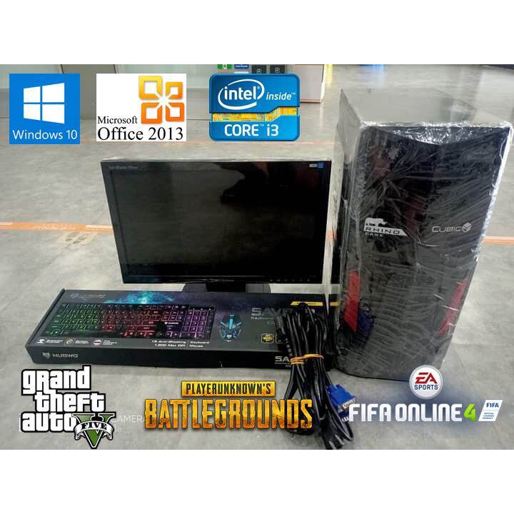 i3 Ram 4GB/8GB คอมพิวเตอร์ แรงๆสวยๆ คอมพิวเตอร์เล่นเกมส คอมประกอบ คอมมือสอง คอมพิวเตอร์ครบชุด คอม พร