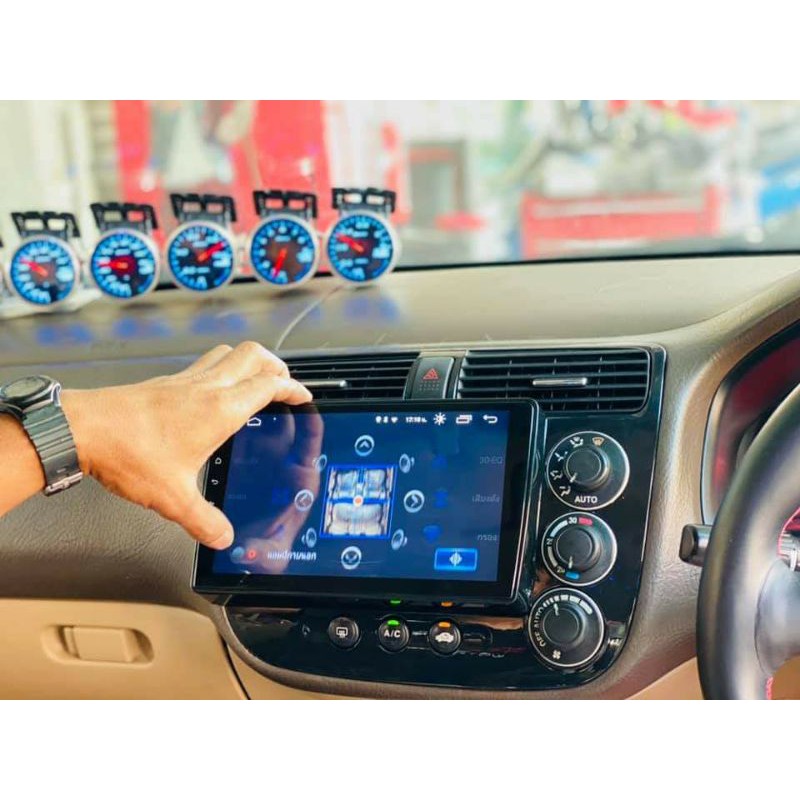 จอAndroid Honda Civic Dimension es 2000 2005 ALPHA FINNIX COUSTIC อัลฟ่า ฟินนิก คูสติกส์ จอติดรถยนต์