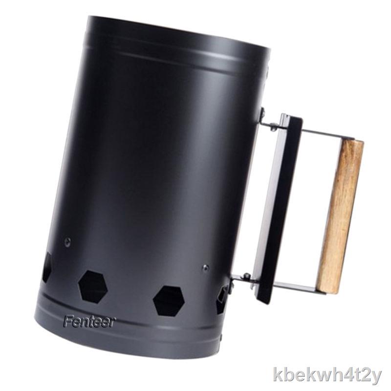 Portable Chimney Starter Barrel for Outdoor Grilling Camping Tool Accessories yehhad Barbecue Charcoal Starter Rapid Fire Lighter Bucket
