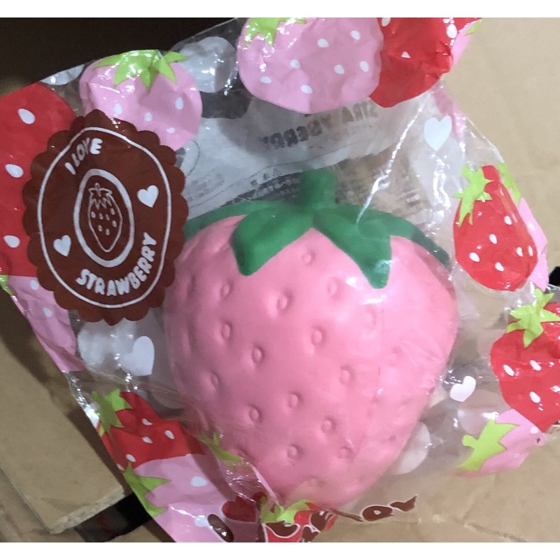 สกุชชี่แท้สตอเบอรี่ ของแท้iboom นำเข้าญี่ปุ่นหอมมาก ของขวัญ ของสะสม ของชำรวย งานแท้ iBLOOM 5”