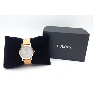 นาฬิกา BULOVA WOMENS 97L146 QUARTZ 31 MM พร้อมกล่อง (ใหม่มีตำหนิ) NO.01