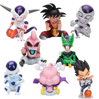 11cm Dragon ball fighter Z buu cell frieza freeza figure model Collectible