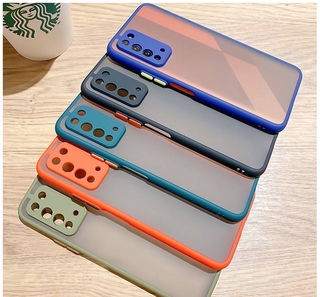 เคสกันกล้องหลังด้าน เคสโทรศัพท์ Case Redmi 9A เคสกันกระแทก ปุ่มสีผิวด้าน กันรอยกล้อง ขอบนิ่มหลังแข็ง