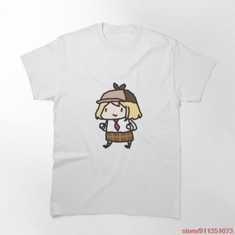 เสื้อยืดผู้ชาย Amelia Watson สไตล์ Streetharajuku กราฟิกCasual