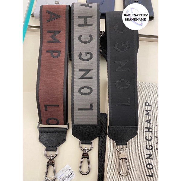 🔥BEST SELLER🔥(แท้100% จาก King Power) Longchamp Bandolier Shoul สายกระเป๋า Longchamp (กรุณาสอบถามก่อ