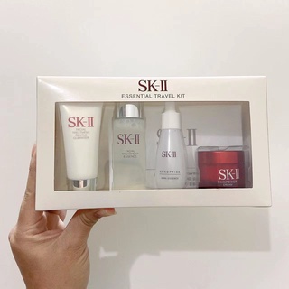 Sk2 ชุดเอสเซนส์หลอดไฟ ขนาดเล็ก สําหรับเดินทาง 4 ชิ้น