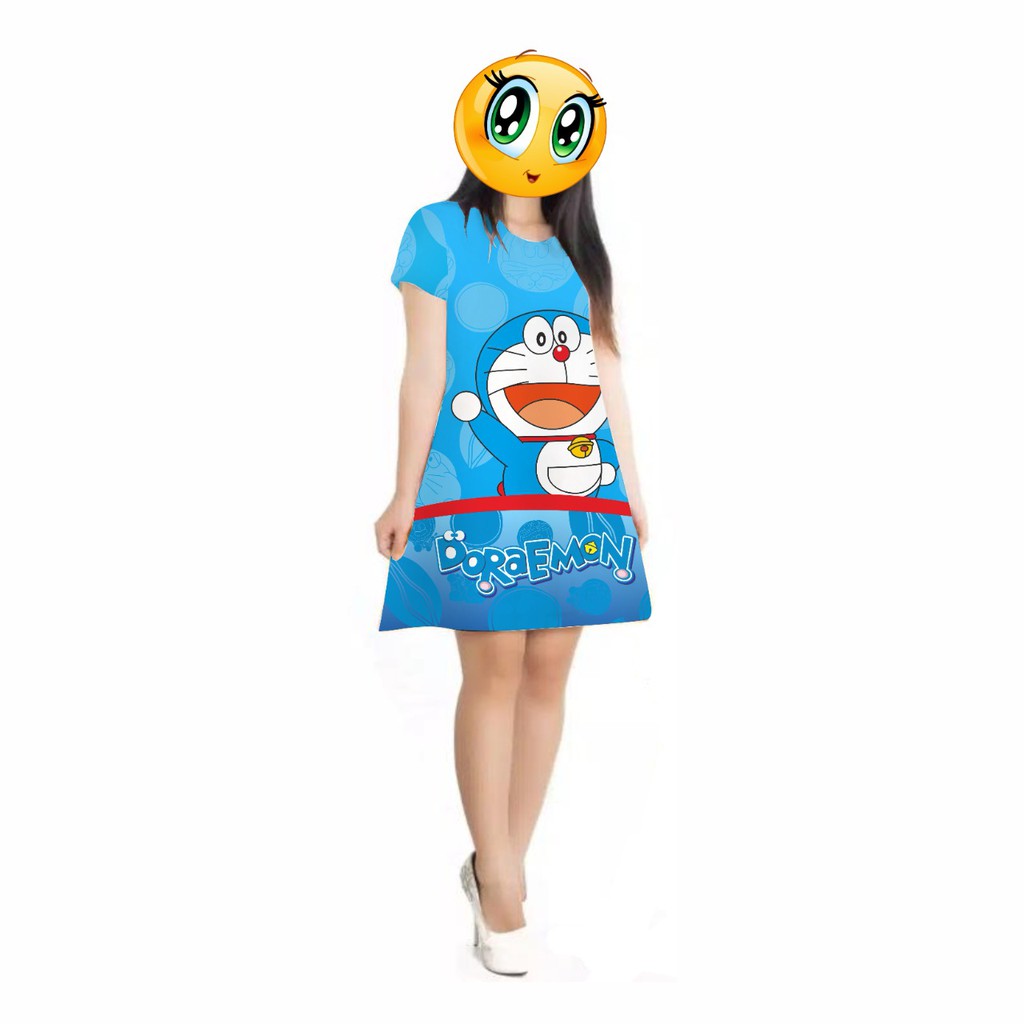 ชุดเดรสผู้หญิง / ชุดเดรสตัวละครยูนิคอร์นน่ารักและดี D0RAEM0N
