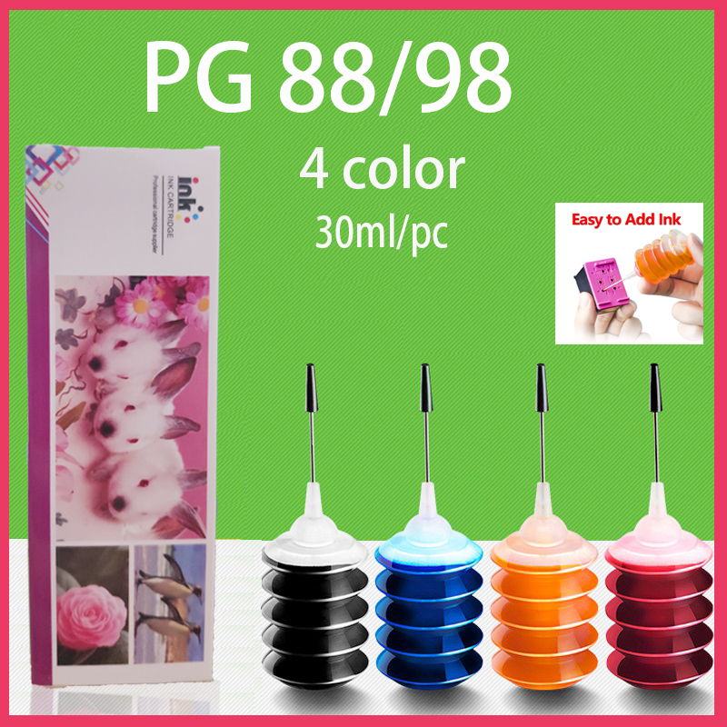 ตลับหมึกอิงค์เจ็ท Canon PG-88 ink CL-98ink PG88/CL98/PG 88/CL 98/88/98 For Canon Pixma E500/E510/E60