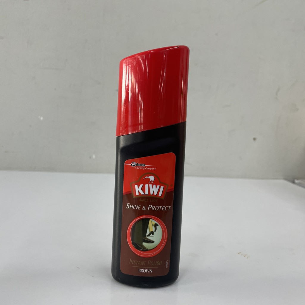 KIWI Color Shine & Protect กีวี่ คัลเลอร์ ชายน์ & โพรเทค ผลิตภัณฑ์ขัดรองเท้า 75 มล.  (ดำ/น้ำตาล)