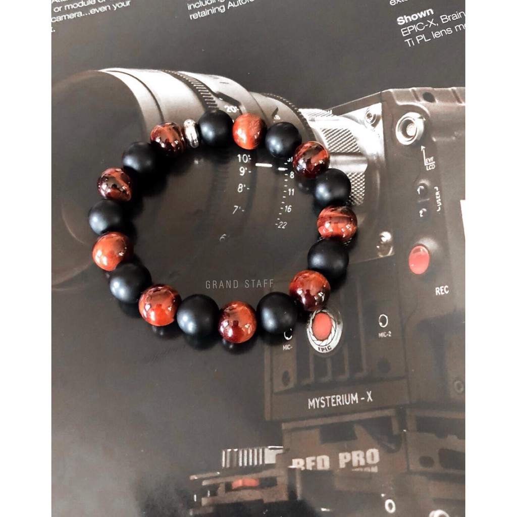 grandstaff กำไรหินมงคล Red Tiger’s eye & Matt Onyx