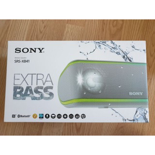 SONY EXTRA BASS WIRELESS SPEAKER SRS-XB41 BLUETOOTH สีขาว ของแท้ประกัน 1 ปี