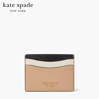 KATE SPADE NEW YORK MORGAN COLORBLOCKED CARD HOLDER K8967 กระเป๋าใส่บัตร