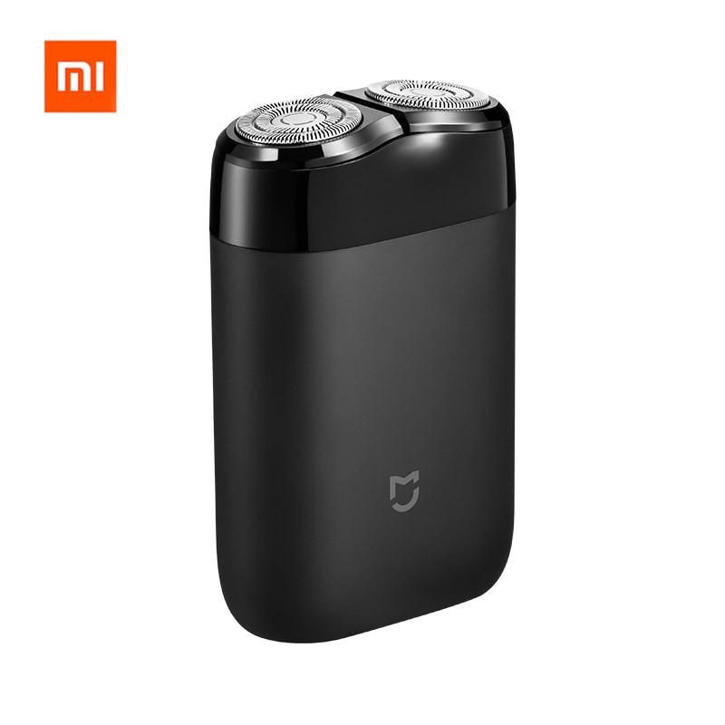 Xiaomi Mijia เครื่องโกนหนวดไฟฟ้า S100 2 หัวลอย กันน้ํา มีดโกนหนวด USB ชาร์จได้ เหล็กบุรุษ