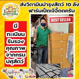 ไก่ไข่ไข่ดก ใบใหญ่ น้ำหนักดี เปลือกหนาเปลือกแข็ง เปอร์เซ็นต์ไข่ดี วิตามินบำรุงไก่ไข่โดยเฉพาะ ซันไวตามินพลัส2 ( 2 กิโล)