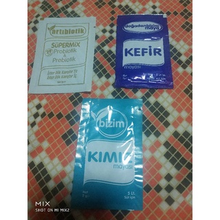 Kefir Supermix Kimiz คีเฟอร์ prebiotics probiotics บัวหิมะ  milk water grain grains starter mask supermix kimiz