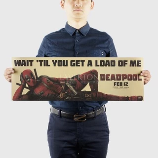 โปสเตอร์กระดาษคราฟท์ Dead Waiter D / 72.5X24 ซม. สําหรับตกแต่งบาร์