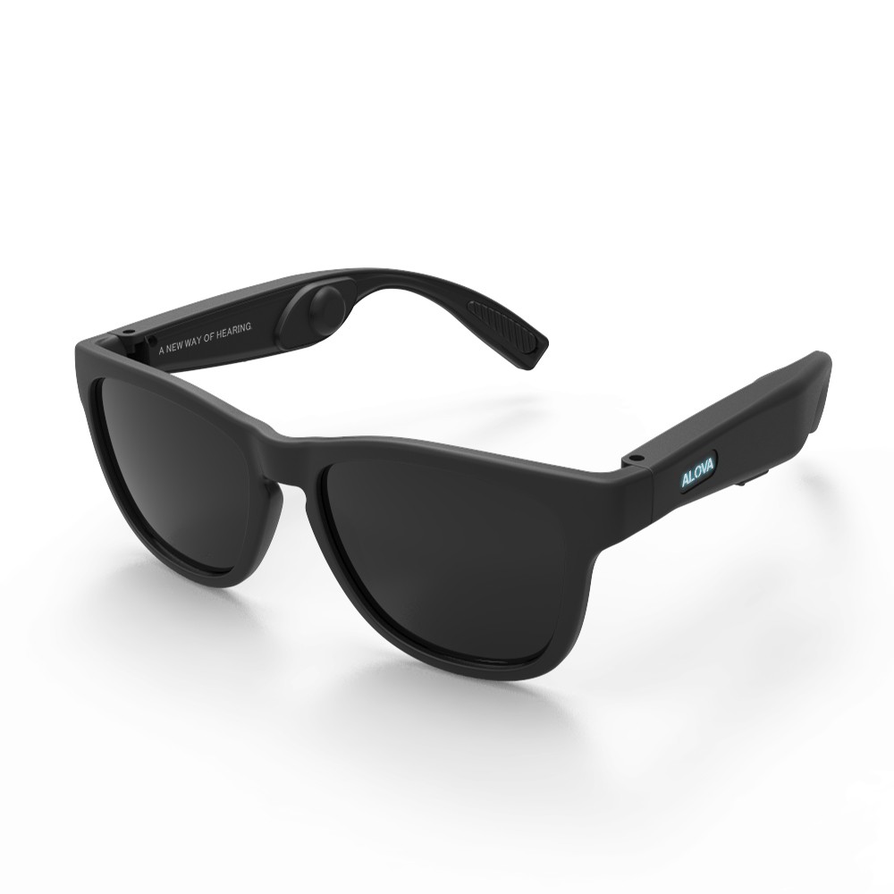 นาฬิกาข้อมือ Smart Bone Conduction Polarized Glass Bluetooth 5.0