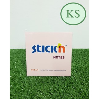 กระดาษโพสอิท STICKN ขนาด 3*3 สีชมพู