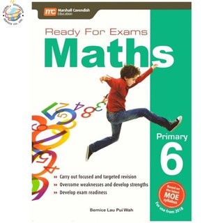 Global Education หนังสือแบบฝึกหัดคณิตศาสตร์ ป.6 Ready For Exams Maths P6