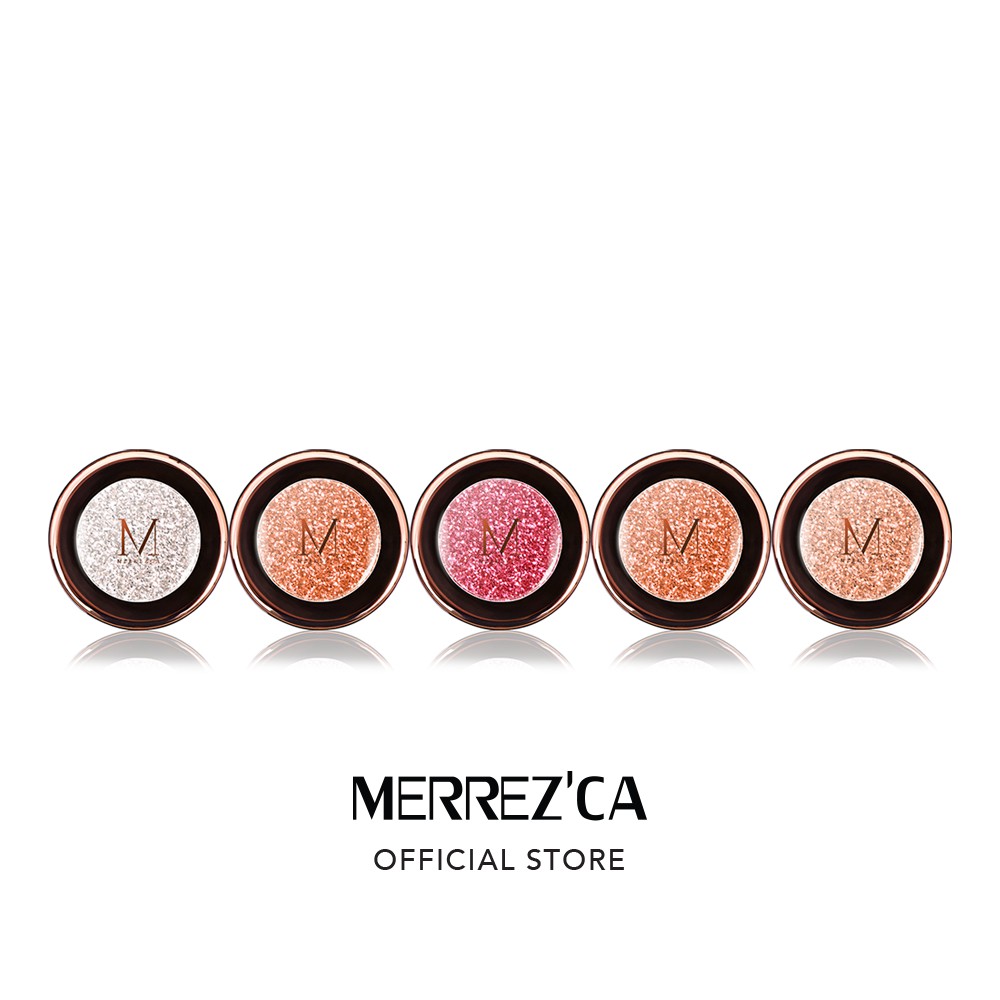 MERREZ'CA PEARL PIGMENT EYESHADOW เมอร์เรซกา เพิร์ล พิกเมนท์ อายแชโดว์ เครื่องสำอาง อายแชโดว์ผง ชิมเ