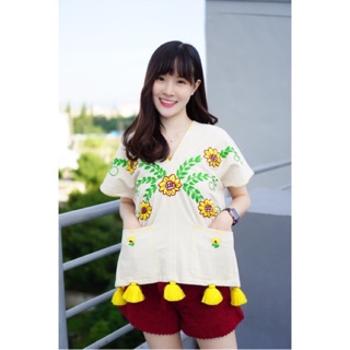 🌻 Beautiful  sunflowers blouse🌻