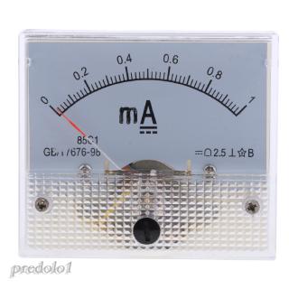 [PREDOLO1] 16 Types DC Analog Ammeter Panel AMP Current Meter Amp Meter 0-1mA To 0-20A