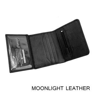 กระเป๋าสตางค์หนังวัวแท้ Moonlight รุ่น Eric ทรงตั้งขนาดเล็กก…