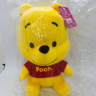 ตุ๊กตาหมีพู ท่านั่ง cutie pooh ขนาด 9 นิ้ว