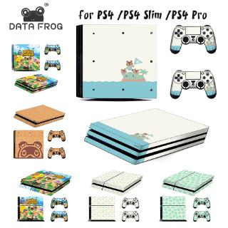 สติกเกอร์ ลายกบ DATA สําหรับ PS4 PS4 Slim PS4 Pro Console